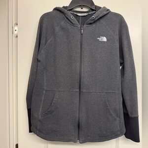 The North Face Charcoal Zip-Up Jacket